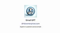 Email GPT GPTs features and functions, examples and prompts | GPT Store
